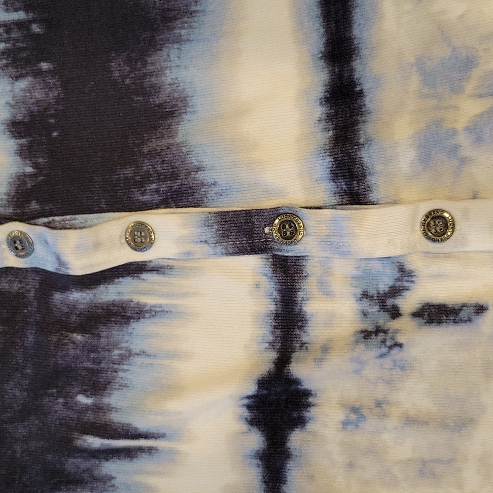 Lucky Brand Blue Tie Dye Adult Onesies - Picture 3 of 7
